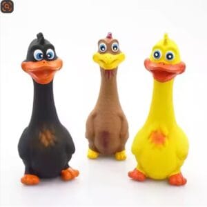 Ships from USA. Squeaky Latex Duck Toy for Small & Medium Dogs